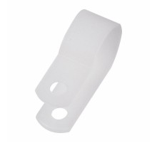 Кабельная скоба под винт 16 мм, белая, упаковка 50 шт.  07-4416  REXANT