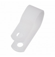 Кабельная скоба под винт 16 мм, белая, упаковка 50 шт.  07-4416  REXANT