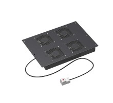 Потолочный модуль 4 вентилятора с термостатом для крыши 600 RAL9005  R5VSIT6004FTB  DKC