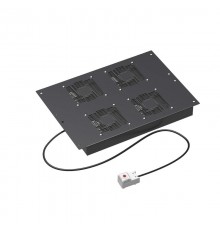 Потолочный модуль 4 вентилятора с термостатом для крыши 600 RAL9005  R5VSIT6004FTB  DKC