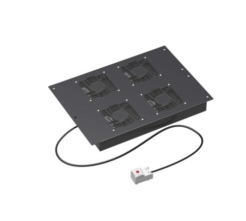 Потолочный модуль 4 вентилятора с термостатом для крыши 600 RAL9005  R5VSIT6004FTB  DKC