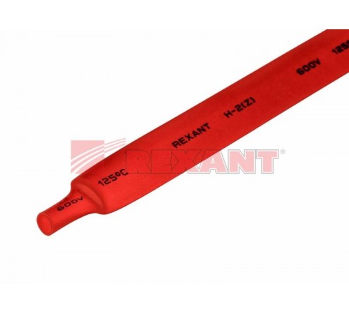 Термоусадочная трубка 9,0/4,5 мм, красная, упаковка 50 шт. по 1 м  20-9004  REXANT