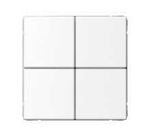 ArtGallery Белый Выключатель сценарный 4-клавишный, сх. 1  GAL000174  SE