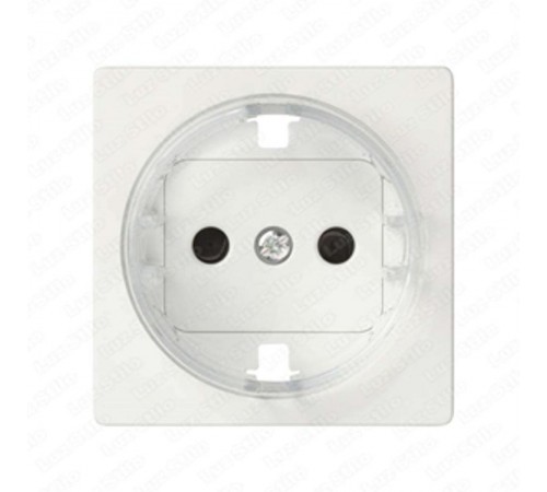Накладка на 2-х полюсн. розетку 2P+E с заземл. с уменьш.глубиной уст., S82,82Н,82Д, белый  82043-30  Simon