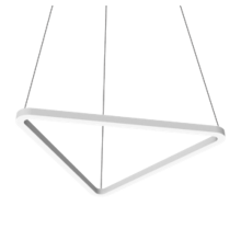 Светодиодный светильник Enso T 820x728x40 мм 36 Вт 3000 К подвесной RAL9003 белый матовый с рассеивателем опал  V1-R0-0T526-30000-2003630  VARTON