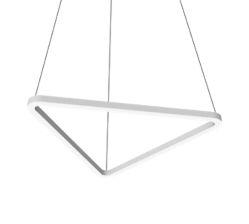 Светодиодный светильник Enso T 820х728х40 мм 36 Вт 4000 K подвесной RAL9003 белый матовый с рассеивателем опал  V1-R0-0T526-30000-2003640  VARTON