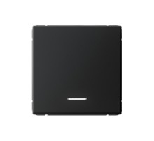 ArtGallery Карбон Выключатель 1-клавишный с подсветкой, сх.1а, 10АХ, механизм  GAL001013  SE