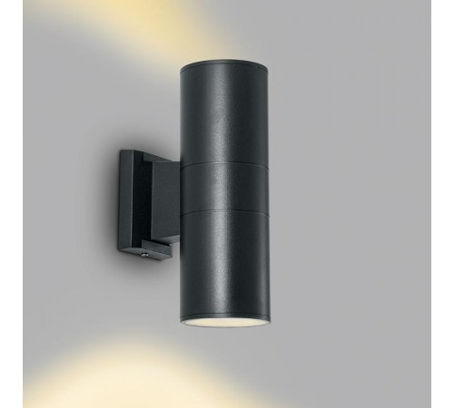 Светодиодный светильник аритектурный 2*10W, 1600Lm, 3000K, черный DH0706  11662  FERON