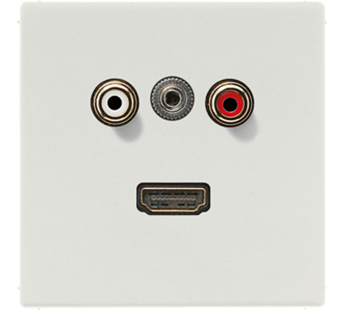 2x Cinch Audio (RCA) / Stereo разъем (TRS 3.5 mm) / HDMI MALS1082LG Jung