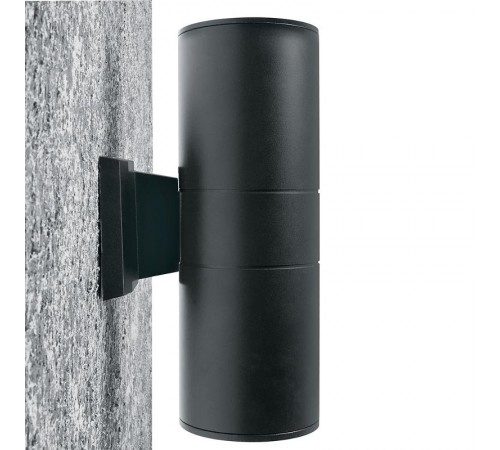 Светодиодный светильник аритектурный 2*10W, 1600Lm, 3000K, черный DH0706  11662  FERON