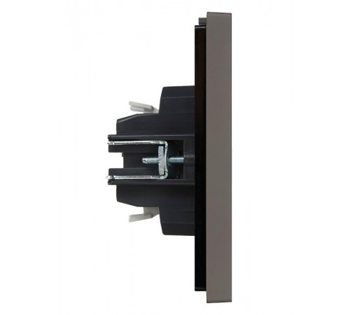 FORTE&PIANO Выключатель 1-клавишный 10А FP301 серый  FP-V10-0-10-1-K03  IEK