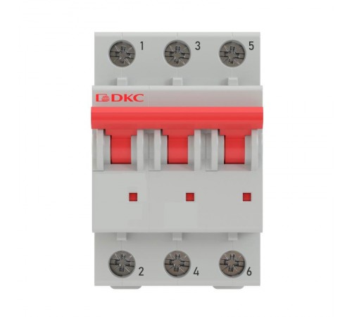 Выключатель автоматический трехполюсный YON MD63-3C50-6 6kA  MD63-3C50-6  DKC