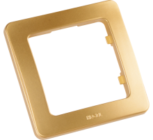 Рамка одноместная, скрытой установки, цвет золото  Р401-07  HEGEL