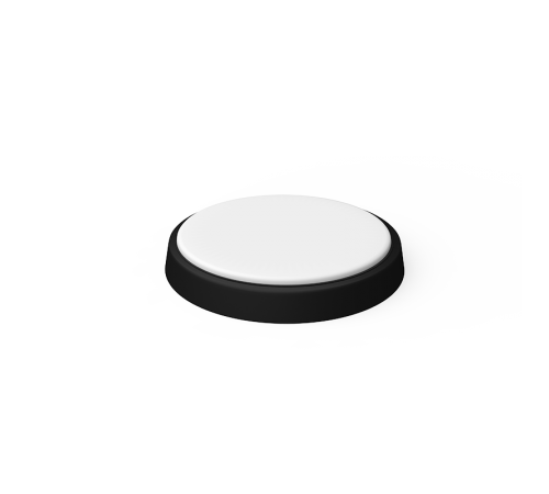 Светильник светодиодный ЖКХ  BASIC круг 12W 1140lm 4000K 220-240V IP20 D135*33мм черный LED 1/40  193411312B  Gauss