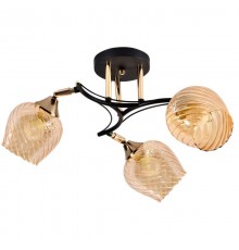 Светильник 11305-2/3 черн.зол (Плафон 8271) НПБ 01-3х60-219 Е27  1005404888  Элетех