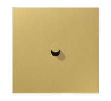 Центральная плата, 1 пост, 1 тумблер, конус; металл; латунь classic; LS1912  ME12-0CK25  Jung