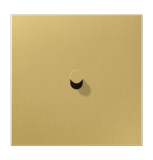 Центральная плата, 1 пост, 1 тумблер, конус; металл; латунь classic; LS1912  ME12-0CK25  Jung