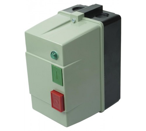 ПМЛ-2230 УХЛ4 Б, 220В/50Гц, 1з, 25А, нереверсивный, с реле РТЛ-1022-2 17-25А из пластика IP54, с кнопками ПУСК + СТОП и сигнальной лампой, пускатель э