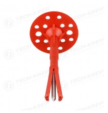 Дюбель для теплоизоляции 10х140 с металлическим гвоздём с термоголовой (250 шт. ( 8,37 кг)  130105  Tech-KREP