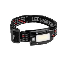 Фонарь налобный сверхлегкий с прищепкой  75-8011  REXANT