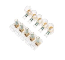 Концевой зажим винтовой изолированный КЗВИ 10 мм (5х1) (10 шт./уп.)  07-5704  REXANT