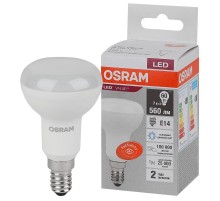 Лампа светодиодная LED Value R50 7W/865 230V E14 10X1       4058075581753  OSRAM