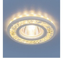 Светильник точечный встраиваемый 8355 MR16 CL/WH прозрачный/белый  a037507  Elektrostandard