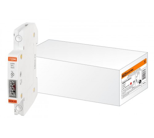 Лампа сигнальная компактная ЛСК-47 красная (LED) AC/DC   SQ0214-0012  TDM