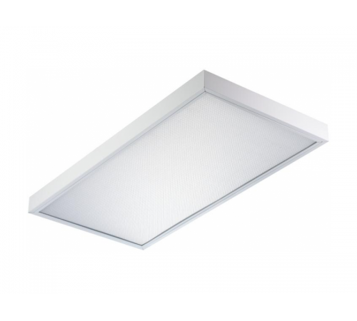 Светильник люминесцентный накладной TL436 CL EL 1235x620x85мм без ламп IP20 призма  04526  TechnoLux