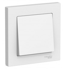 AtlasDesign Лотос  Выключатель 1-клавишный, сх.1, 10АХ, в сборе  ATN001312  SE