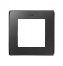 Simon 82 Рамка декоративная, 1 пост, Select, S82 Detail, графит-алюминий  8201610-240  Simon