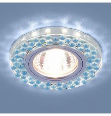 Светильник точечный встраиваемый 2194 MR16 SL/BL зеркальный/голубой  a036791  Elektrostandard