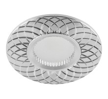 Светильник точечный встраиваемый под лампу GS-M388S MR16 50W G5.3 серебро  28886  FERON