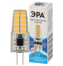 Лампа светодиодная LED-JC-2,5W-220V-SLC-840-G4 (диод, капсула, 2,5Вт, нейтр, G4) (20/500/24500)  Б0049092  ЭРА