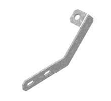 Кронштейн для консоли поддерживающий 135 град., толщ. 3,0 мм, Сендзимир цинк, 055422  ККПП-135-3,0-СЦ   Ostec