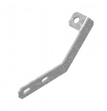 Кронштейн для консоли поддерживающий 135 град., толщ. 3,0 мм, Сендзимир цинк, 055422  ККПП-135-3,0-СЦ   Ostec