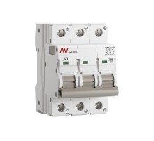 Выключатель автоматический AV-10 DC 3P 40A (L) 10kA AVERES  mcb10-DC-3-40L-av  EKF