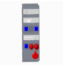 Бокс MPR63/1MSPRO с розетками в сборе, IP44, пластик  2CMA101810R1000  ABB