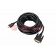 Шнур HDMI - DVI-D с фильтрами, длина 7 метров (GOLD) (PE пакет)  17-6307  REXANT