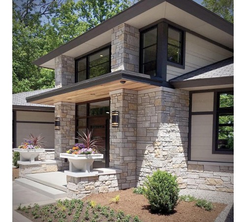 Светильник садово-парковый DH0807, Техно на стену вверх/вниз, E27 230V, черный  41154  Feron