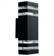 Светильник садово-парковый DH0807, Техно на стену вверх/вниз, E27 230V, черный  41154  Feron