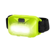 Фонарь светодиодный налобный H9-L1W-gn 1Вт COB, 3xAAA, зел.  .5041653  ФАZА