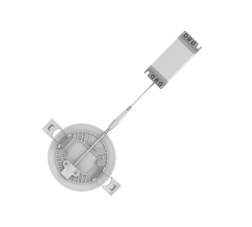 Встраиваемый светильник Frameless круг 9W 4000K 1/60  967511209  Gauss