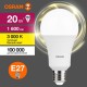 Лампа светодиодная LED Value CL- A 20W/830 230V E27 10X1  4058075579293  OSRAM