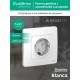 Blanca Белый С/У Розетка с заземлением со шторками, 16А, 250В  BLNRS001111  SE