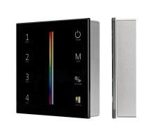 Панель Sens SMART-P55-MULTI Black (3V, 4 зоны, 2.4G)  028310  Arlight