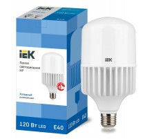 Лампа светодиодная промышленная HP 120Вт 230В 6500К E40  LLE-HP-120-230-65-E40  IEK