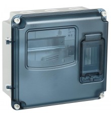 Корпус пластиковый навесной ЩУРн-П 1/3 IP66 PC (250х285х109мм) KREPTA 3  MSP1-N-03-66-L  IEK