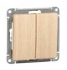 W59 Сосна Переключатель 2-клавишный 10АХ  VS610-256-7-86  SE