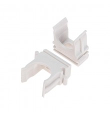 Крепеж-клипса для труб 16мм, белая (100 шт/уп)  28-0116-6  REXANT